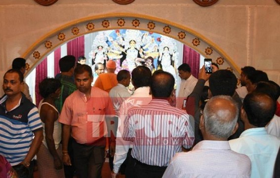 Durga Puja celebration begins in Agartala 